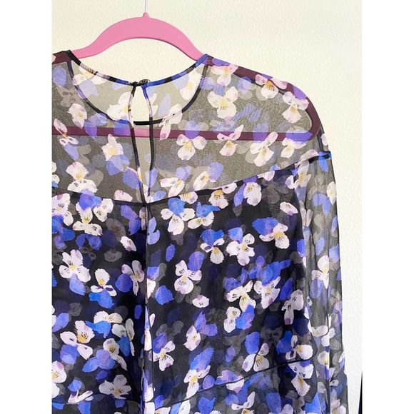 Philosophy Lorenzo Di Lorenzo Serafini Silk Floral Tiered Top Size 4 - Picture 13 of 16
